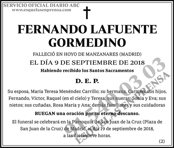 Fernando Lafuetne Gormedino